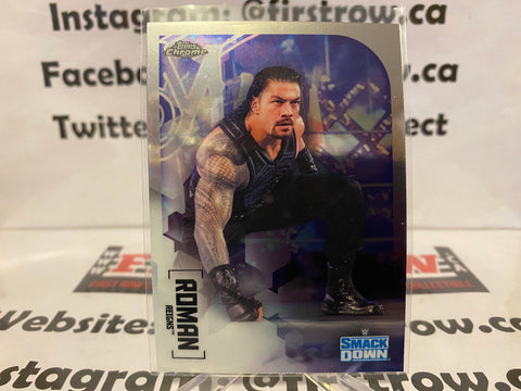 Roman Reigns 2020 Topps Chrome WWE #50