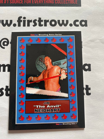 Jim “The Anvil” Neidhart 2021 CanAm Wrestling Retro Series Card