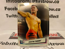 Austin Theory 2021 Topps Chrome #74 WWE Card