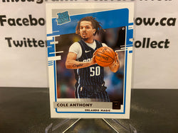 Cole Anthony 2020-21 Panini Donruss Rated Rookie Rc #208 Magic