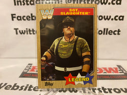 2017 Topps Heritage WWE Wrestling #93 Sgt. Slaughter