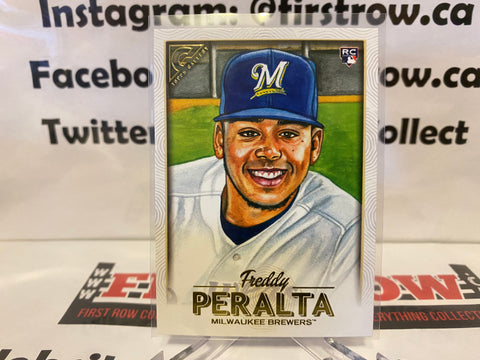 2018 Topps Gallery #118 Freddy Peralta RC Milwaukee Brewers