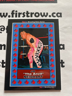 Jim “The Anvil” Neidhart 2021 CanAm Wrestling Retro Series Card