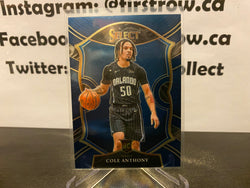 Cole Anthony 2020-21 Panini Select Concourse Blue Retail Rookie Card #75