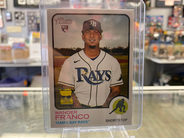  2022 Topps Heritage #347 Wander Franco NM-MT RC Rookie Tampa  Bay Rays Baseball : Collectibles & Fine Art