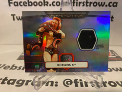 WWE Sheamus Topps Platinum 2010 Event Worn Relic Card