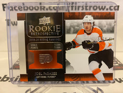 2020-21 Upper Deck Series 1 Rookie Retrospective Joel Farabee RR-6