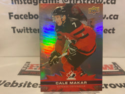 Cale Makar 2021-22 Upper Deck Tim Hortons Team Canada #43