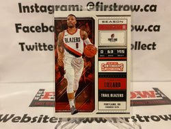 2018-19 Panini Contenders Draft Picks Basketball Variations #10 Damian Lillard