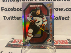 Connor McDavid 2021-22 Upper Deck Tim Hortons Team Canada Captains CC-3