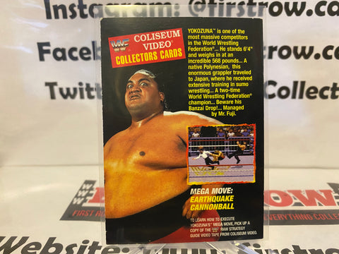 1994 WWF Coliseum Video Wrestling Card Yokozuna