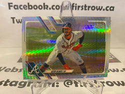 2021 Topps Chrome Ozzie Albies - Braves Prism Refractor 24