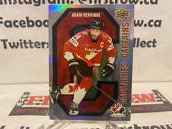 Adam Henrique 2021-22 Upper Deck Tim Hortons Team Canada Captains CC-1