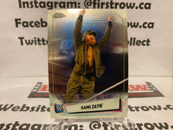 Sami Zayn 2021 Topps Chrome #67 WWE Card