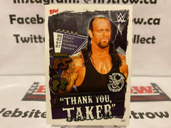 2021 Topps WWE Slam Attax Undertaker #280