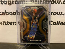 James Wiseman 2020-21 Panini Prizm RC #268 Rookie Card Warriors