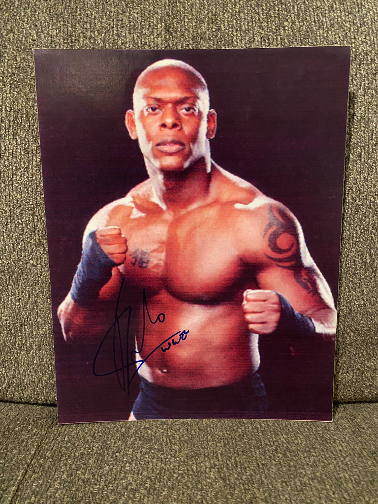 Orlando Jordan signed 8x10 Wrestling Photo WWE – First Row Collectibles