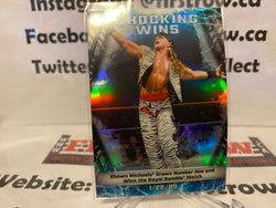 2020 WWE Topps Chrome Shocking Wins #SW-4 Shawn Michaels