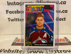 2020-21 Upper Deck UD Portraits #P-12 Nathan MacKinnon