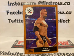 2017 Topps Heritage WWE Bronze The Rock #9