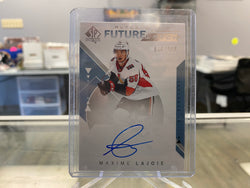 2018-19 SP Authentic #195 Maxime Lajoie Future Watch Auto /999 Rookie Card RC