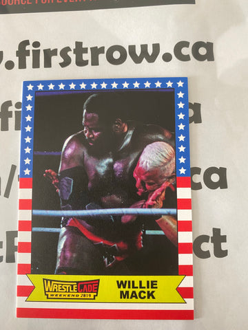 Willie Mack 2019 WrestleCade Weekend Card