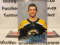 Callum Booth 2020-21 Upper Deck Young Guns Rookie Card #704