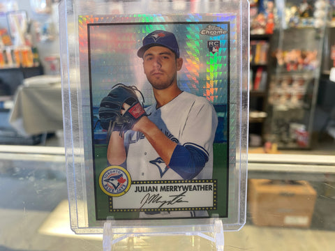 2021 Topps Chrome Platinum Anniversary Refractor Julian Merryweather RC #98