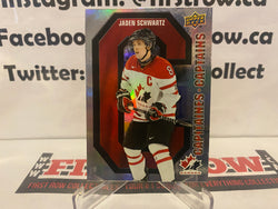 Jaden Schwartz 2021-22 Upper Deck Tim Hortons Team Canada Captains CC-14