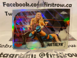 2020 Topps Chrome WWE Refractor Natalya #44 RAW