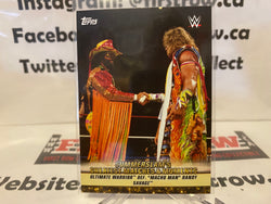 2019 Topps WWE Summerslam Greatest Matches GM-8 Ultimate Warriors Def. Macho Man