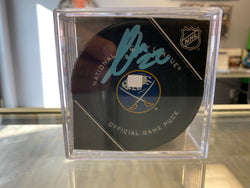 Jack Quinn signed Buffalo Sabres Hockey Puck