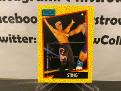 Sting 1991 WCW Impel Card #7