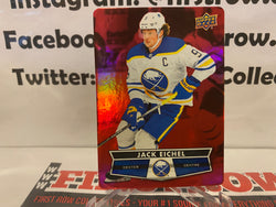 Jack Eichel 2021-22 Upper Deck Tim Hortons Red Die-Cut DC-19