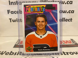 2020-21 Upper Deck Series 1 Portraits Travis Konecny #P-13