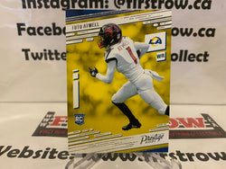 Tutu Atwell Rookie Card 2021 Panini Prestige Football LA RAMS #222 RC NFL