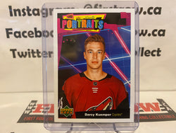 2020-21 Upper Deck Series 1 UD Portraits Card P-22 Darcy Kuemper Arizona Coyotes