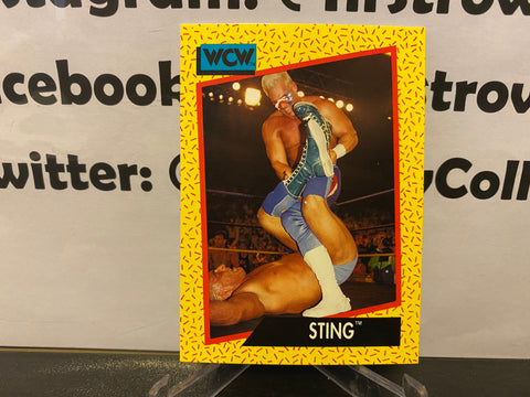 Sting 1991 WCW Impel Card #11