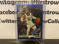 Jae Crowder 2019-20 Optic Blue Velocity Prizm Card #150