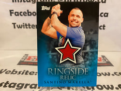 WWE Santino Marella 2009 Topps Ringside Relic Event Worn Shirt Card B