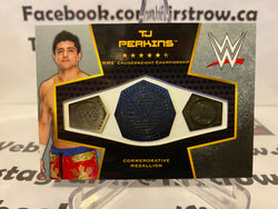 TJ Perkins 2017 Commemorative Medallion Championship Card /25