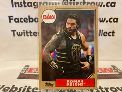 2017 WWE Topps Heritage #30 - Roman Reigns - RAW