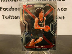 CJ ELLEBY 2020-21 Panini PRIZM BASKETBALL #283 ROOKIE