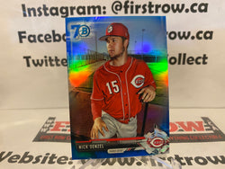 2017 Bowman Chrome Prospects Blue Refractor 70th Anniversary Nick Senzel #BCP225