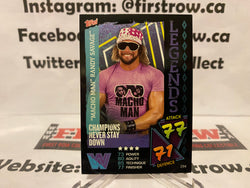 2021 Topps WWE Slam Attax Legends Randy Savage Macho Man #294 HOF