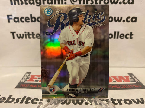 2017 Bowman Chrome ROY Favorites Andrew Benintendi #ROYF-5 Rookie RC